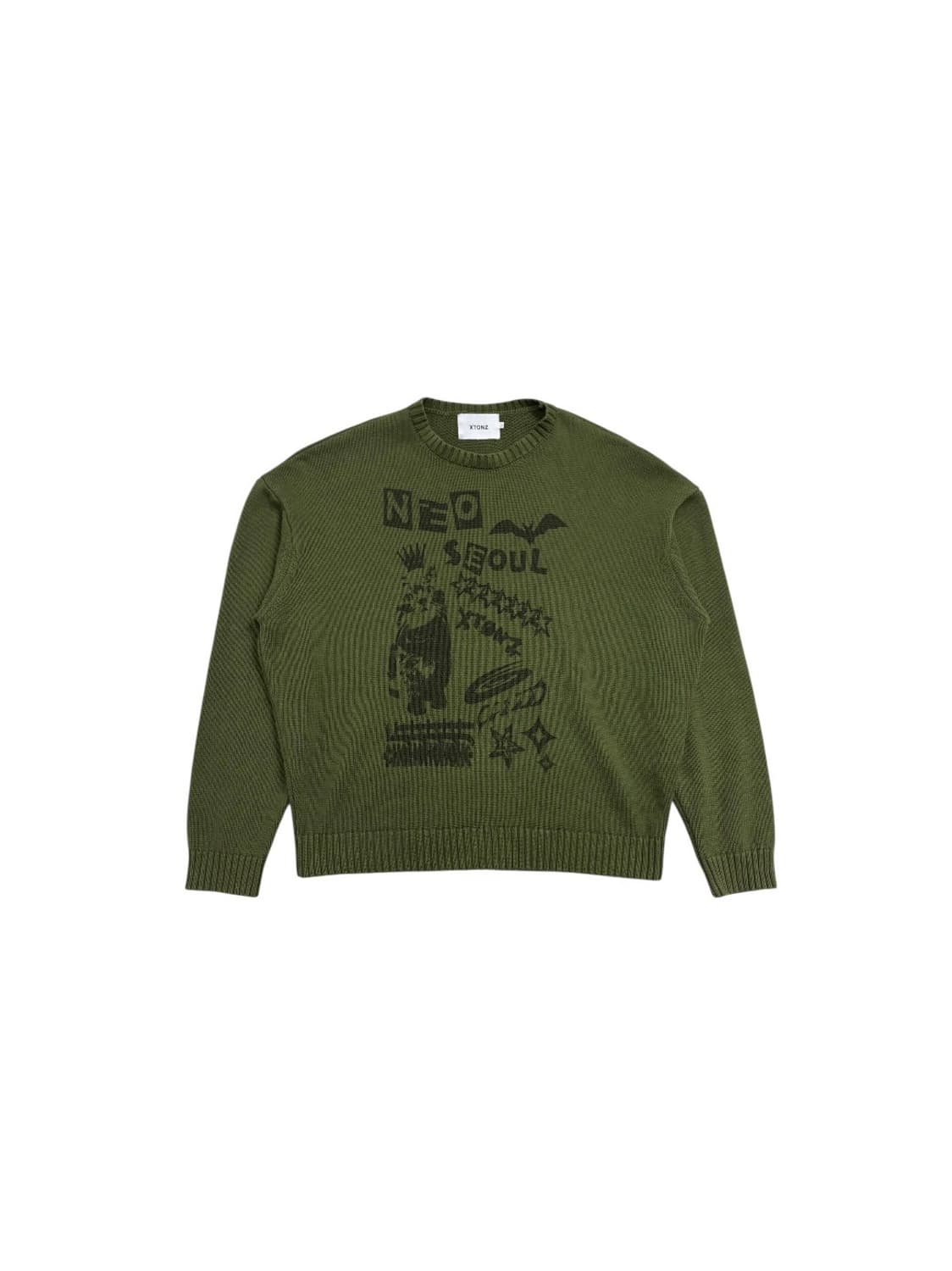 엑스톤즈 캣 월드 풀오버 니트 상품이미지1