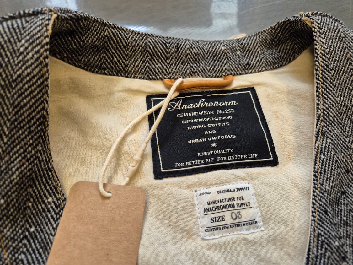 아나크로놈 헤링본 울 자켓 상품이미지8