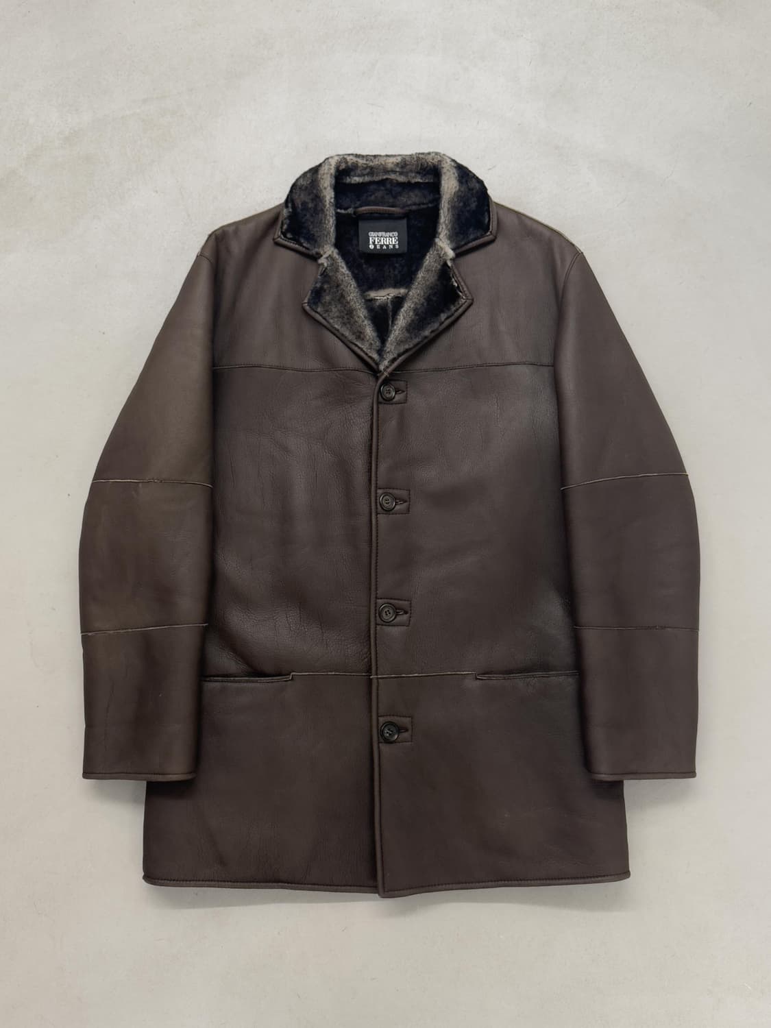  GIANFRANCO FERRE 무통 시어링 코트 상품이미지1