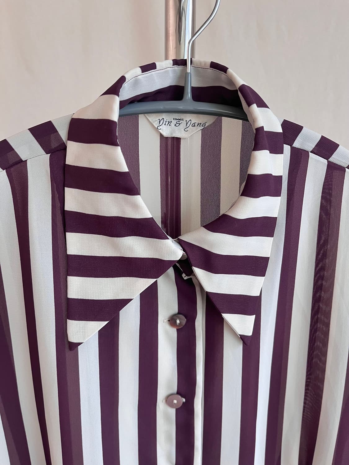 Striped Half Shirt 🍷 상품이미지5