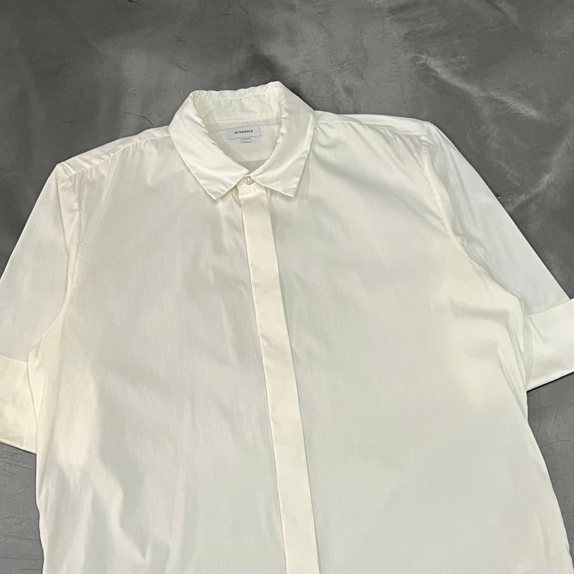  질샌더 히든 버튼 하프 셔츠 y16017 상품이미지3