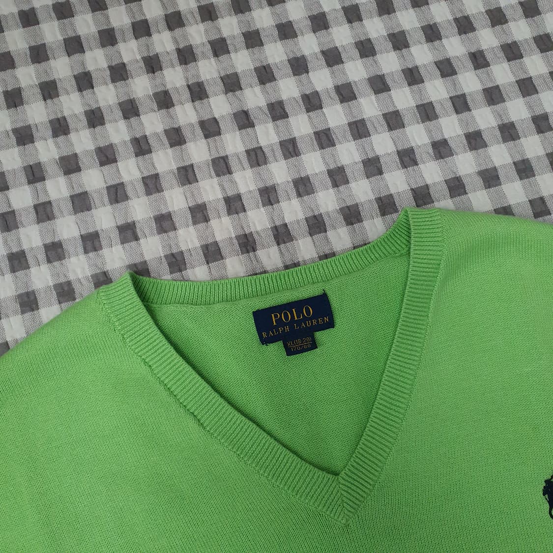 폴로 랄프로렌 브이넥 면니트 남자95 상품이미지2