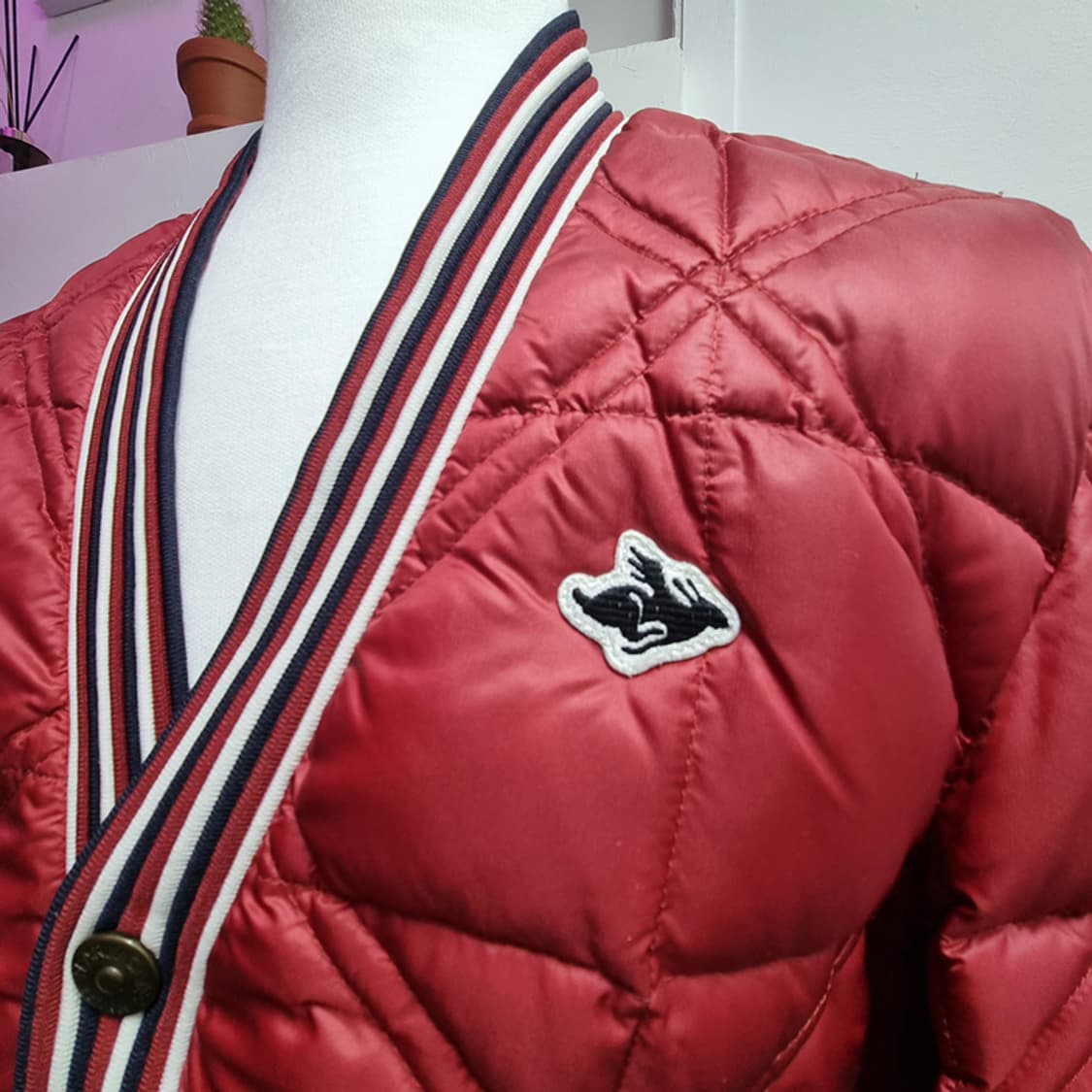 파리게이츠 레드 남성 구스다운 퀼팅 자켓 95 상품이미지4