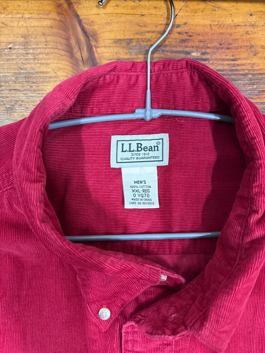 엘엘빈 코듀로이 셔츠 사이즈 XXL 깨끗해요 상품이미지2