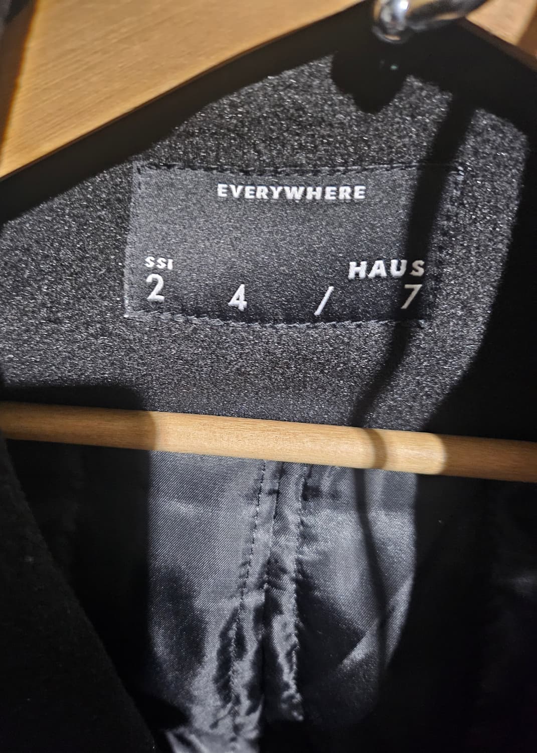 EVERYWHERE 24/7 HAUS 남성 더블 코트 SSI 2 상품이미지3