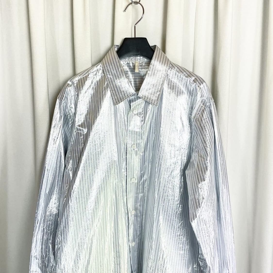 [XL] Sunflower 클래식 셔츠 메탈릭 스트라이프 상품이미지1