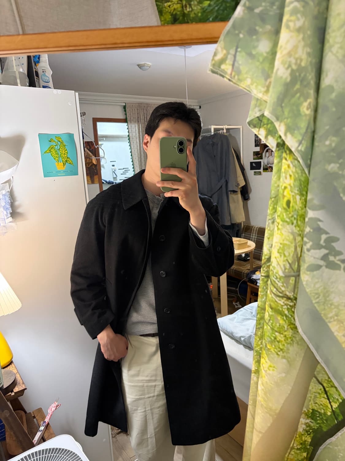 95-100) 캐시미어 100 발마칸 코트 상품이미지2