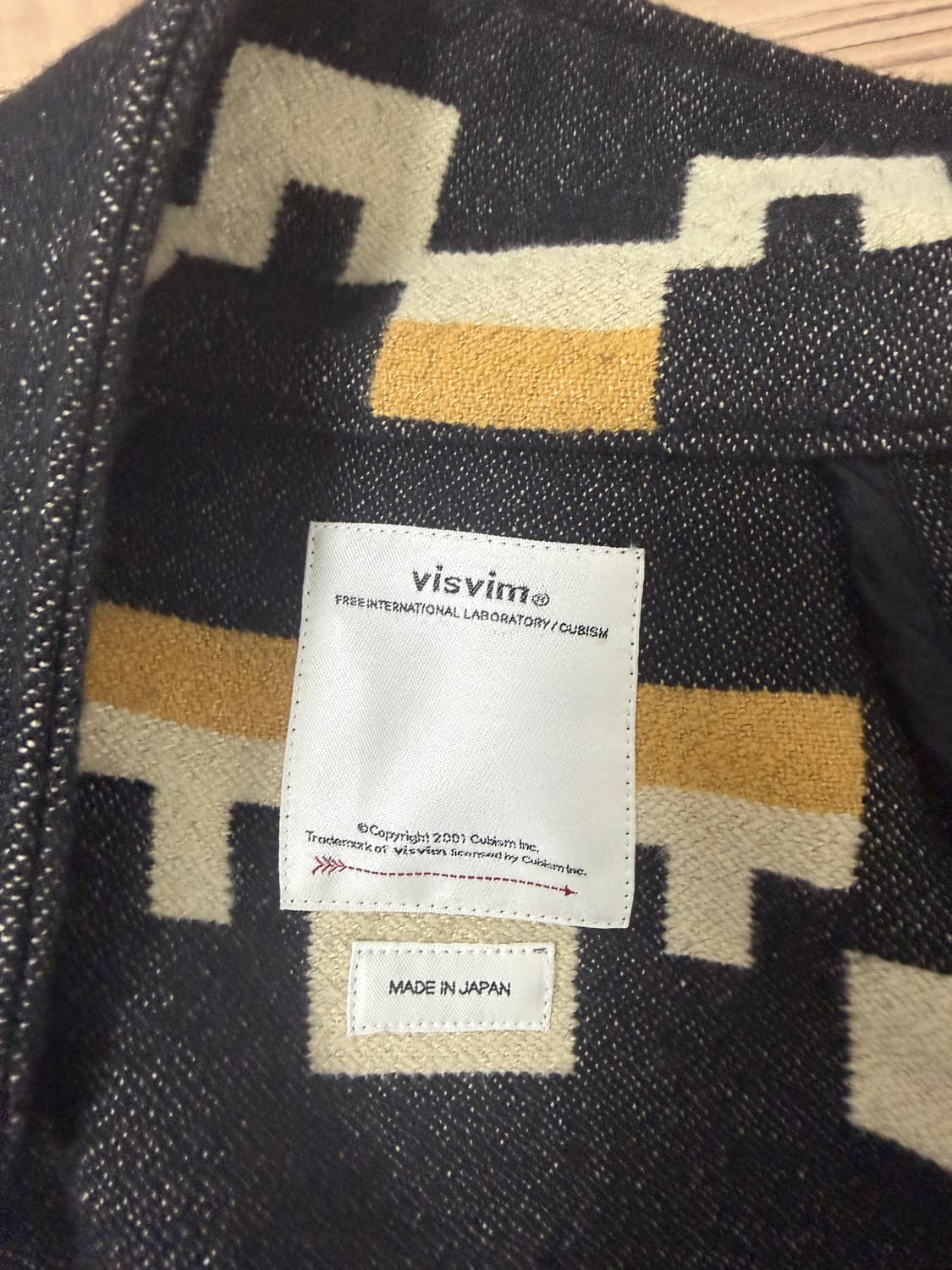 Visvim HOPILAND 비즈빔 네이티브 블랭킷 코트 상품이미지3