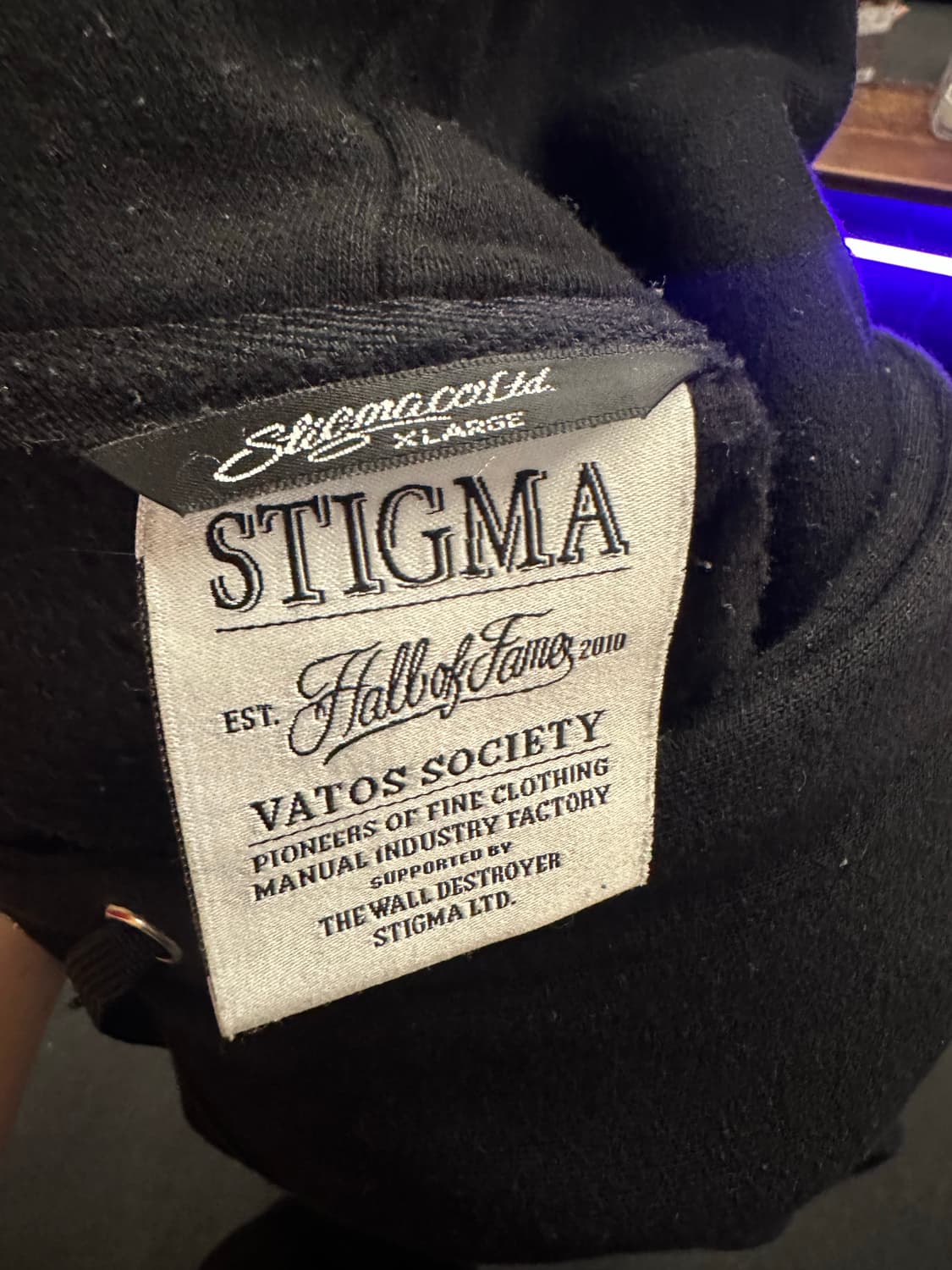 (XL)스티그마 드림 오버사이즈 후드티 블랙 팝니다 상품이미지3