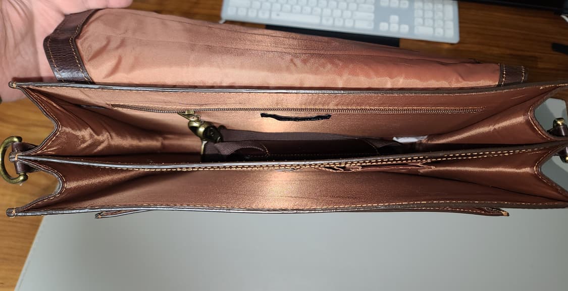 [새상품/택포함] 윌슨 레더 천연가죽 서류가방​/( 덤으로 가방 +1) 상품이미지6