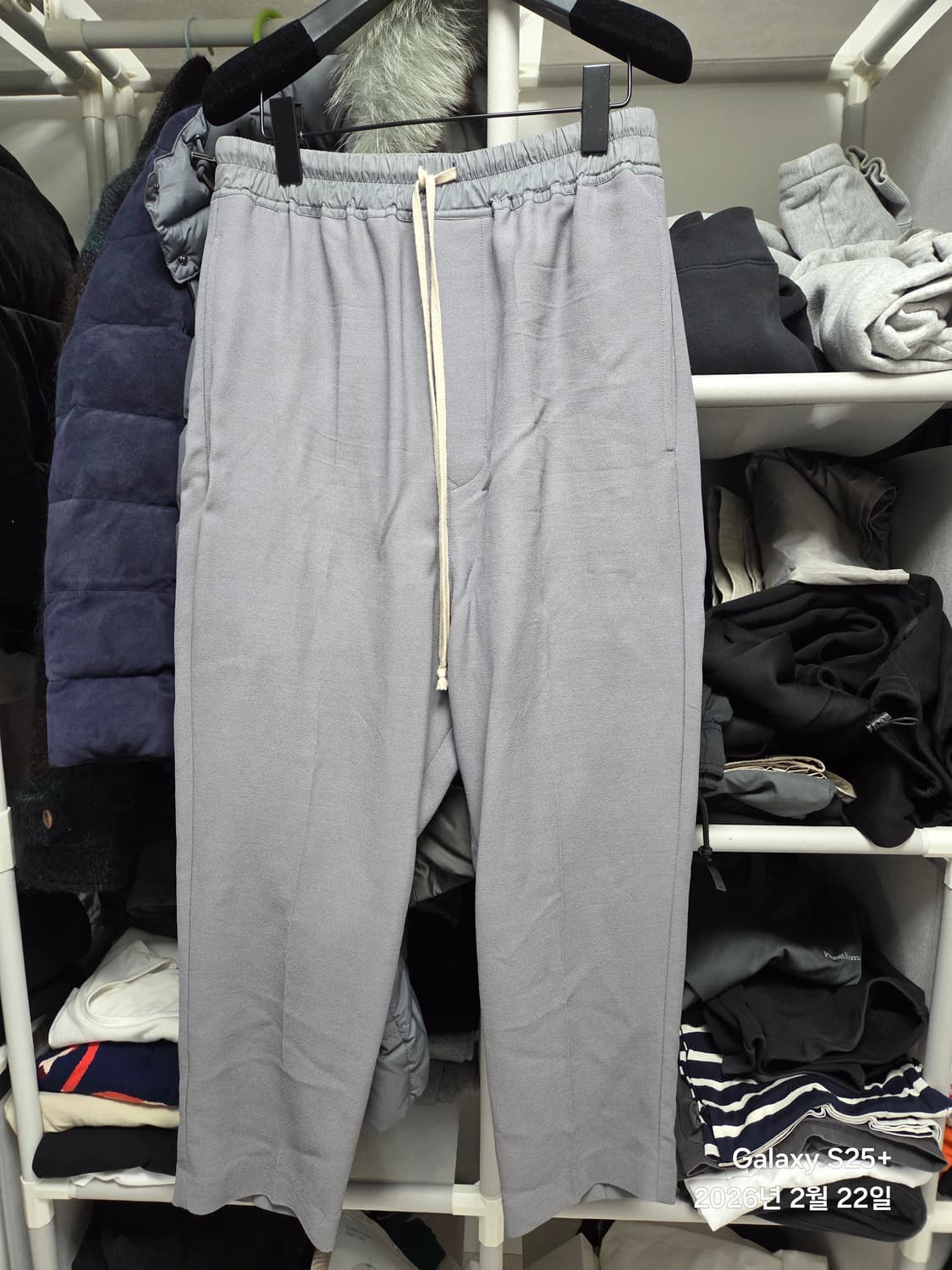 19fw 릭오웬스 래리 크롭배기팬츠 46사이즈 상품이미지1