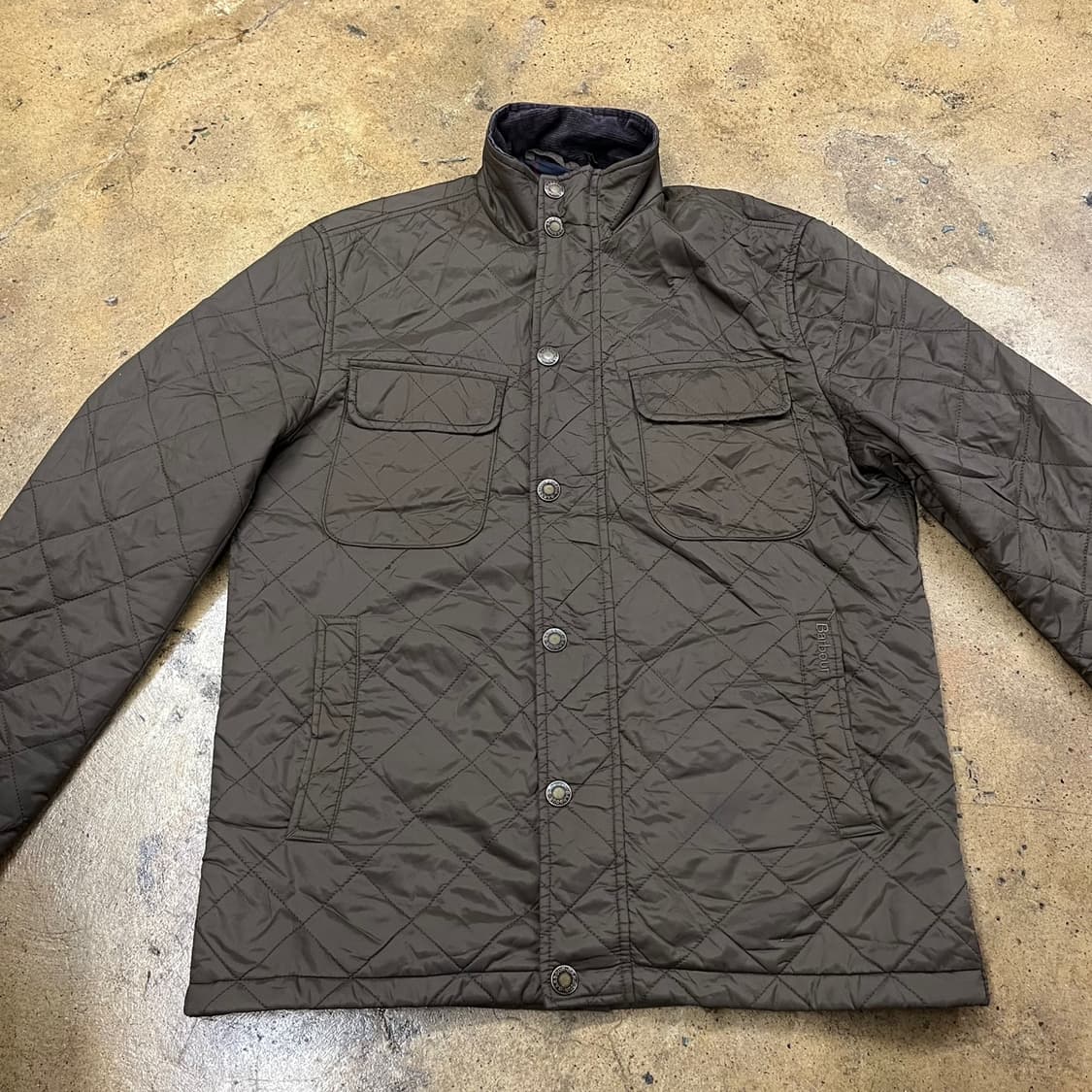 [정품/M] 바버 클래식 투포켓 퀼팅 자켓 b16 상품이미지2
