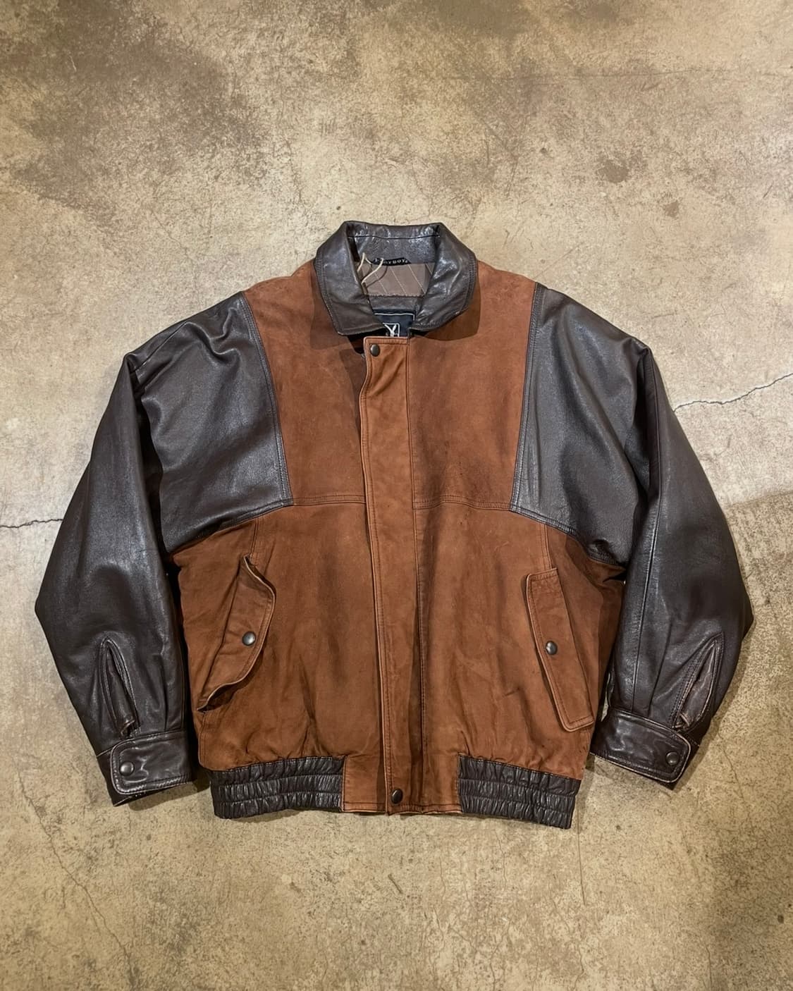 Play boy 스웨이드 레더 재킷 (B5175) 상품이미지1