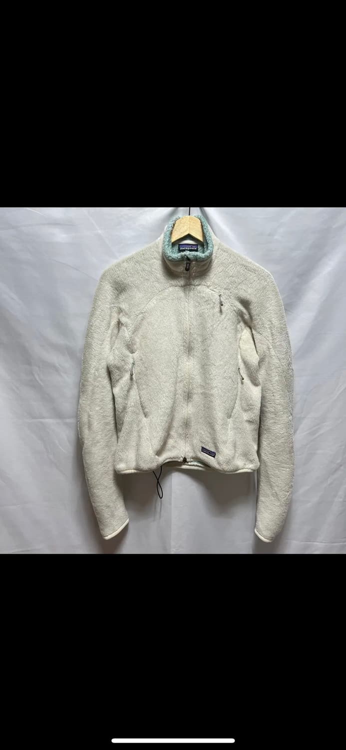 [정품/우먼스S] 파타고니아 여성용 화이트 후리스 상품이미지1