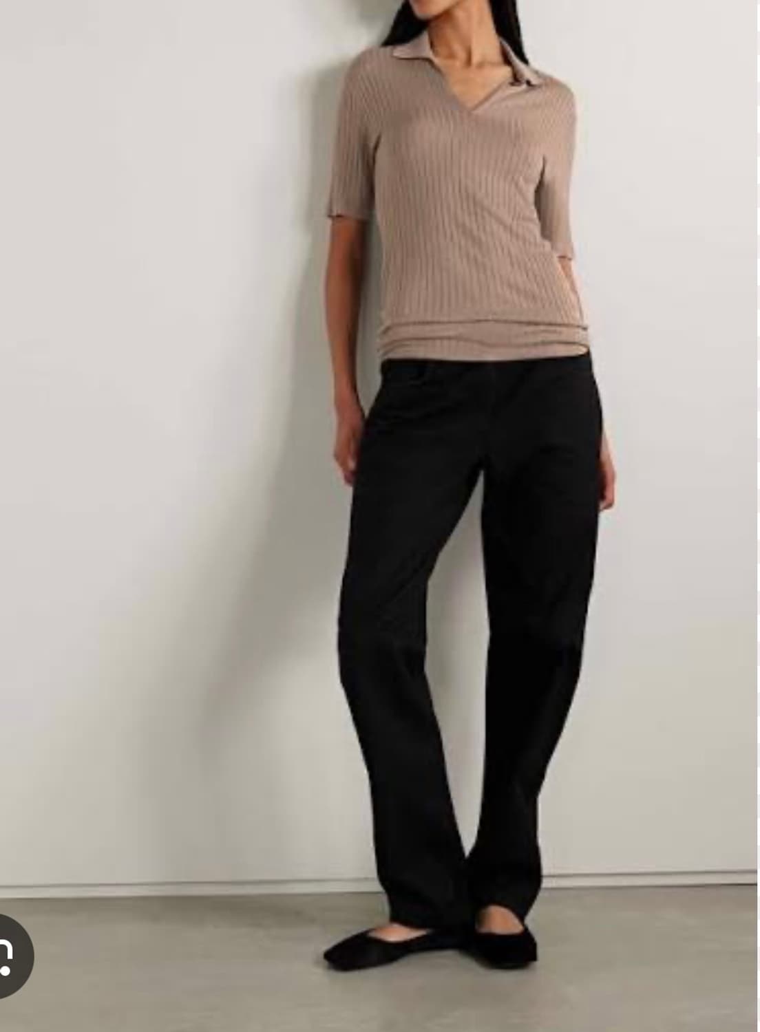 더로우 랜대이스 블랙 진 the row landais  상품이미지1