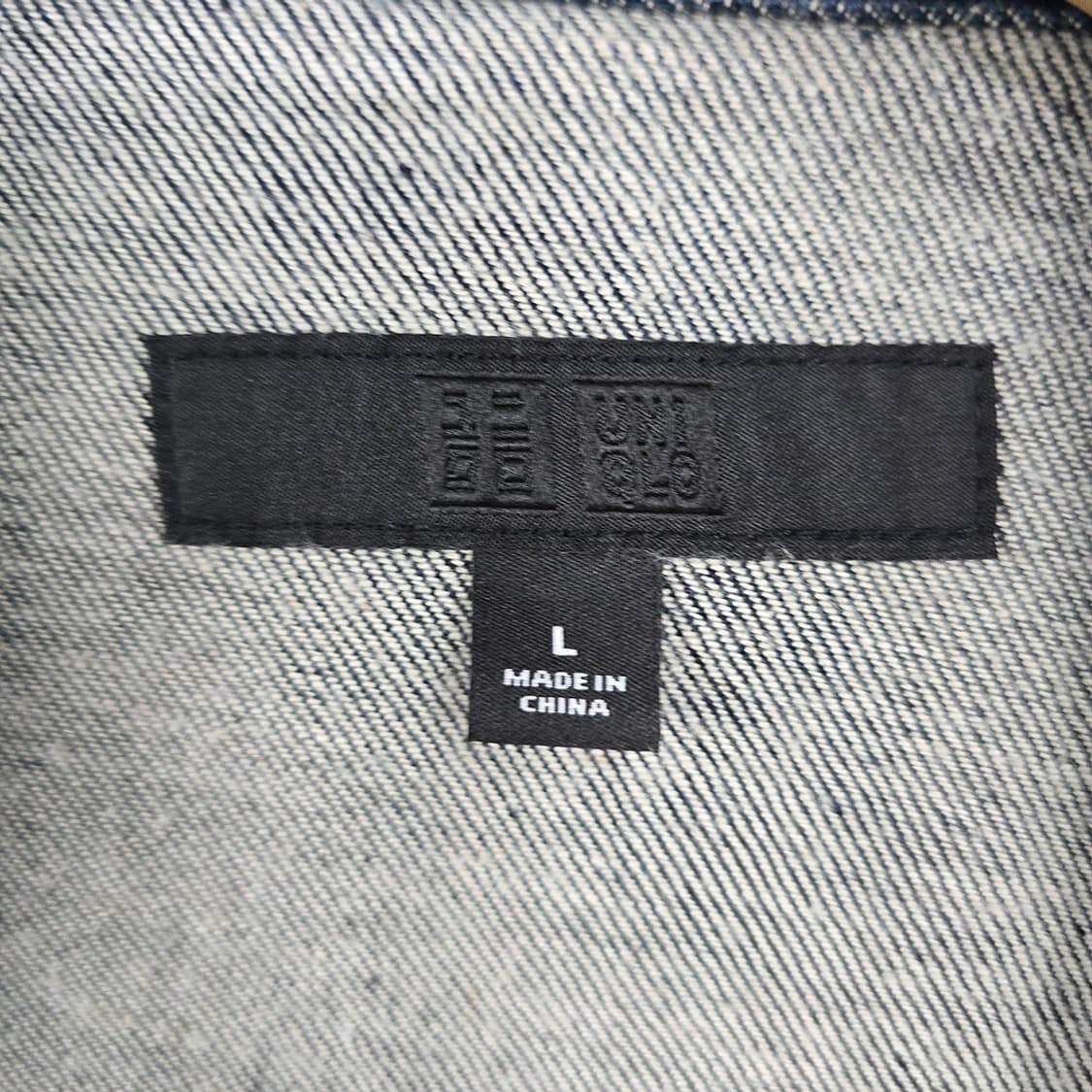 남성 유니클로 UNIQLO 데님 자켓 L 상품이미지8