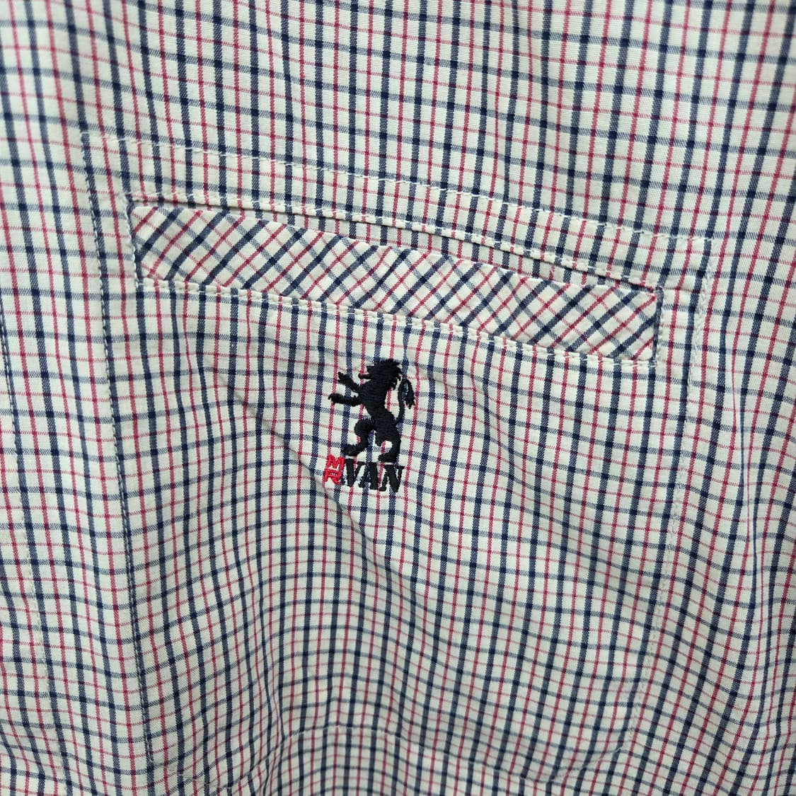 van 밴 체크 패턴 자켓 남XL 상품이미지4