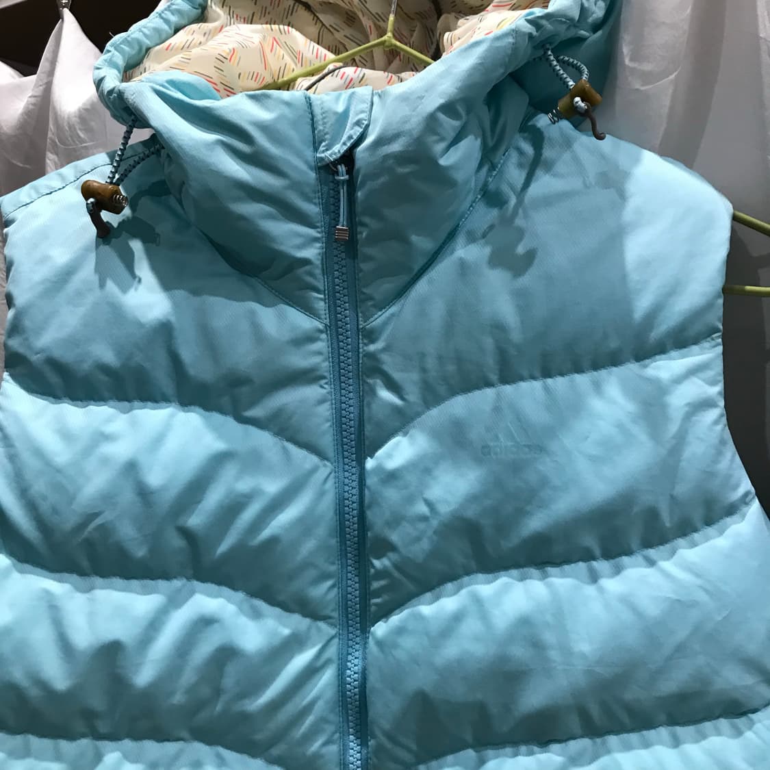 Adidas 아디다스 갸루 괴짜 민트 덕다운 패딩조끼 상품이미지3