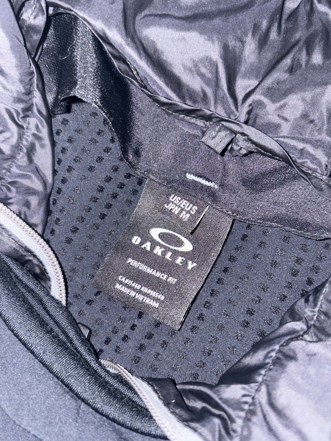 오클리 SKULL 2WAY 윈드브레이커 풀오버 블랙 자켓 상품이미지3