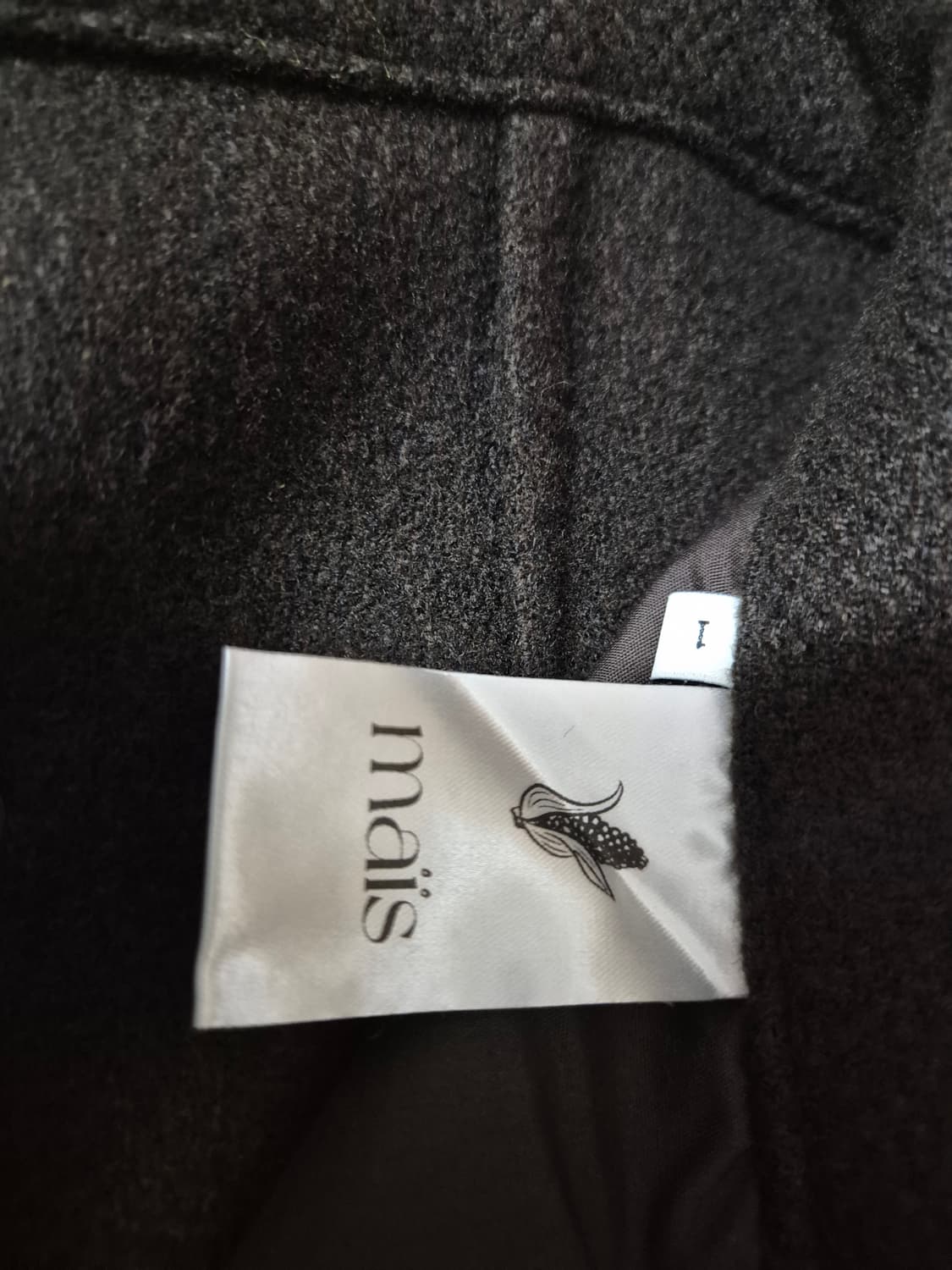 (새제품) 마이스 mais 와이드 울 팬츠 브라운 1 상품이미지7