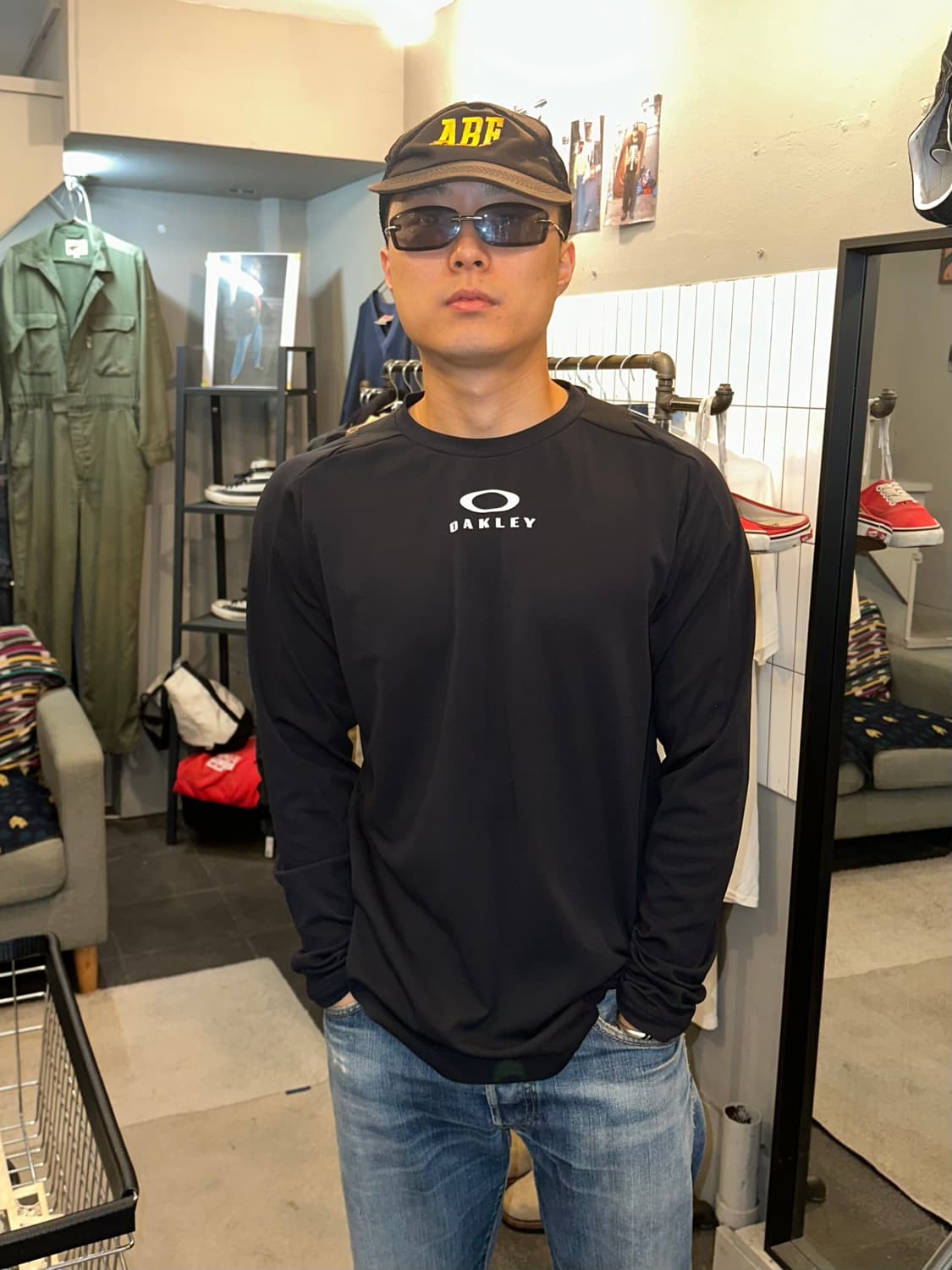 Oakley logo spotive running warm sleeve 상품이미지1