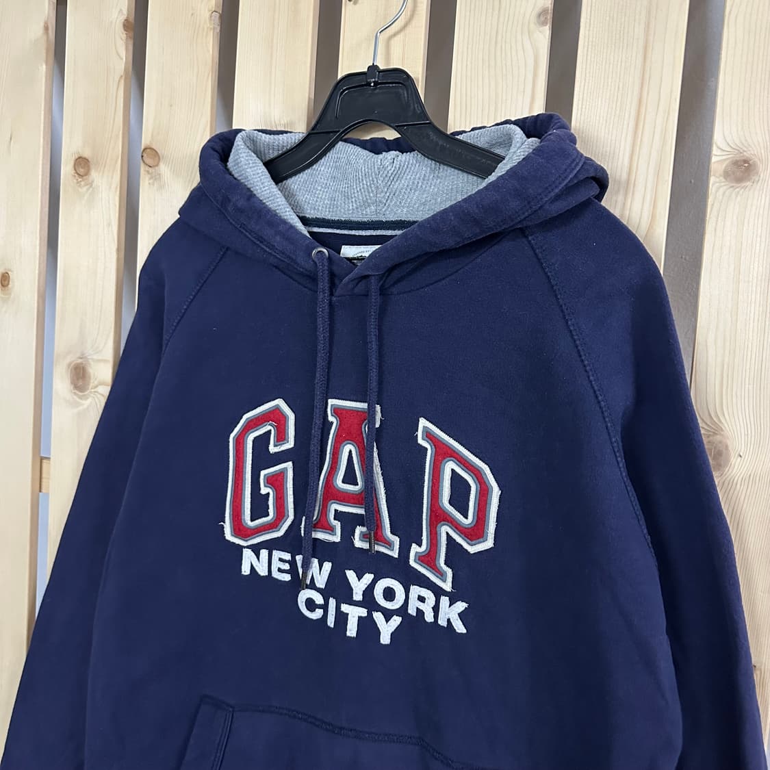 (M) GAP 갭 뉴욕 네이비 후드티 상품이미지3