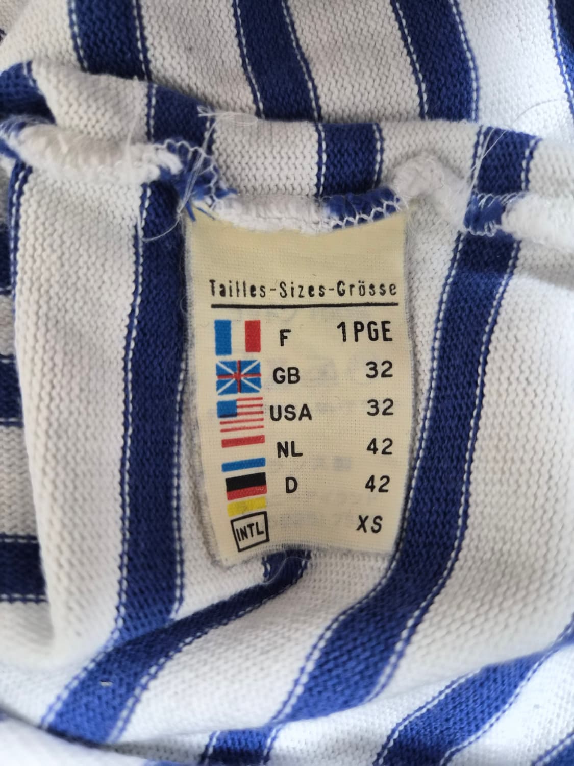 세인트제임스SaintJames 단가라 티셔츠 XS사이즈 - T25 상품이미지6