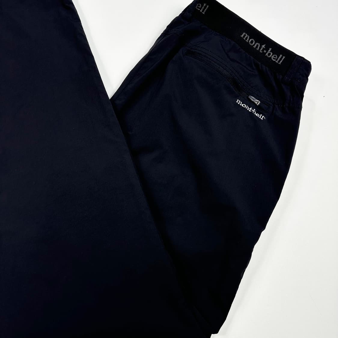 몽벨 트레이닝 마운틴 블랙 우븐팬츠 (38인치) 상품이미지1