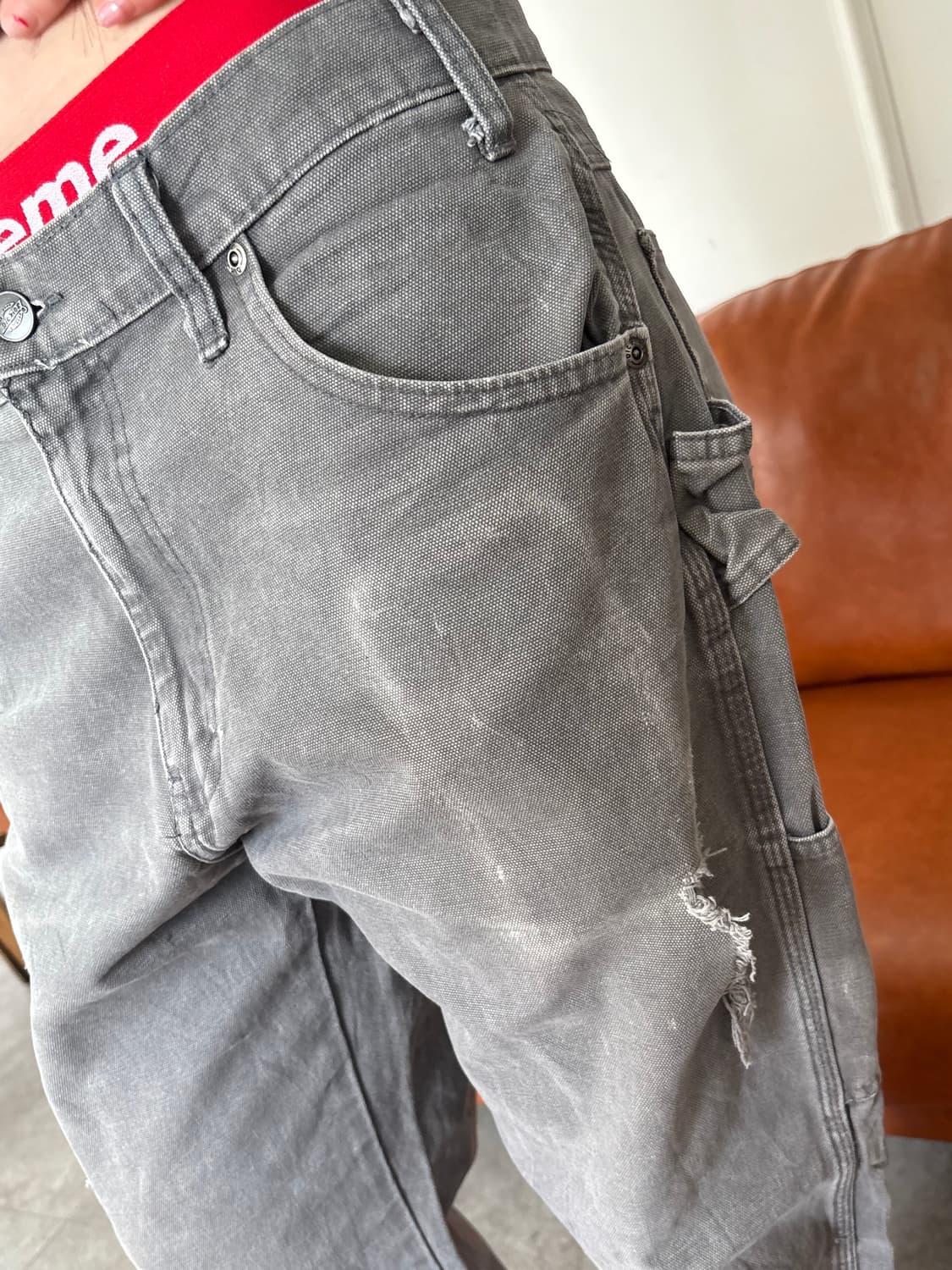 디키즈 워크팬츠 그레이 상품이미지2