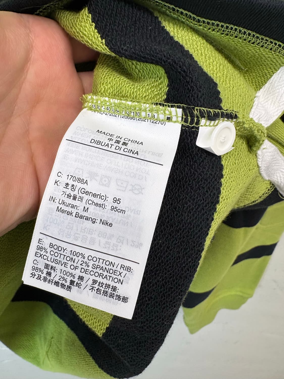 나이키 라이프 스트라이프 스우시 럭비티 상품이미지7