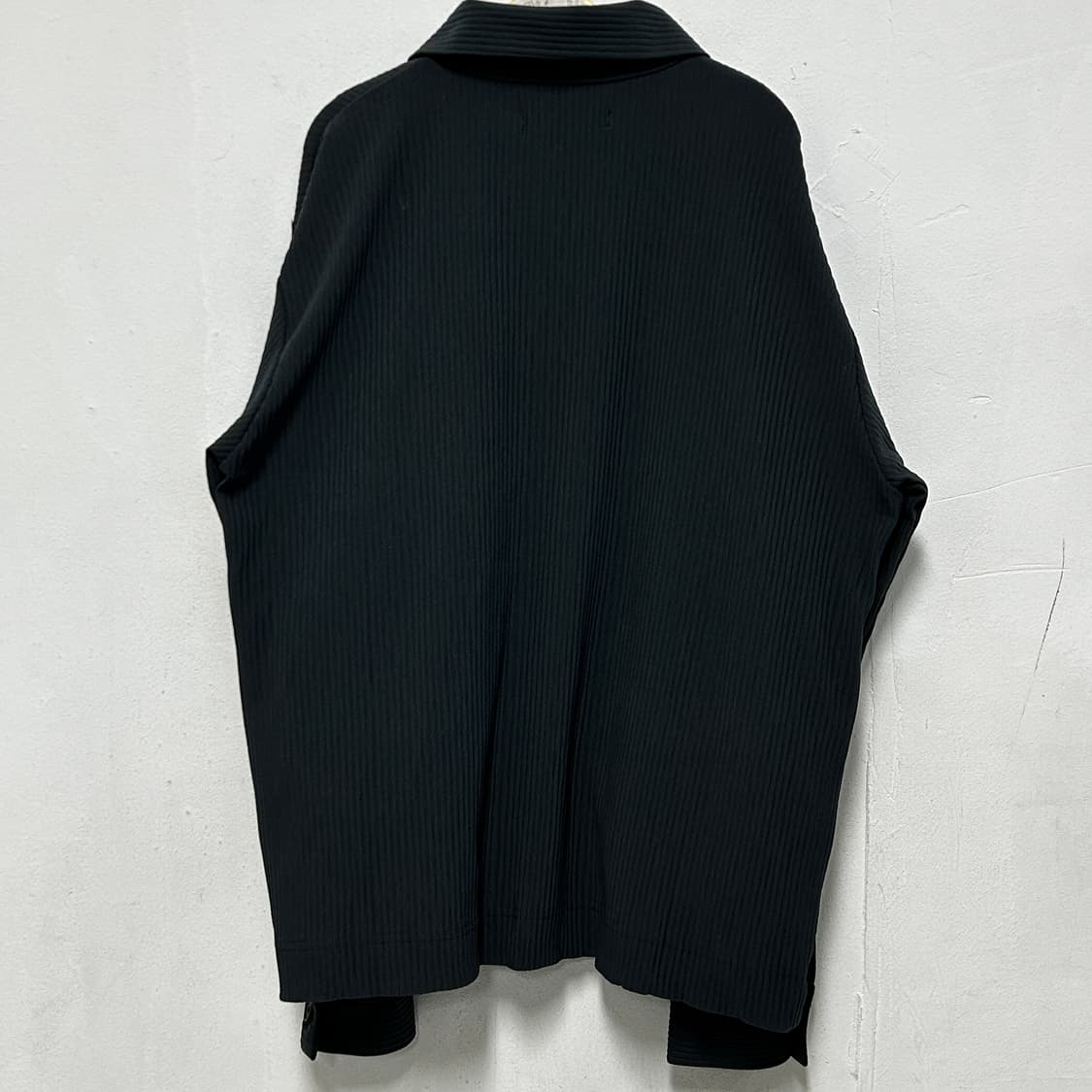 에노우 플리츠 미니멀 자켓 카키 2사이즈 상품이미지3