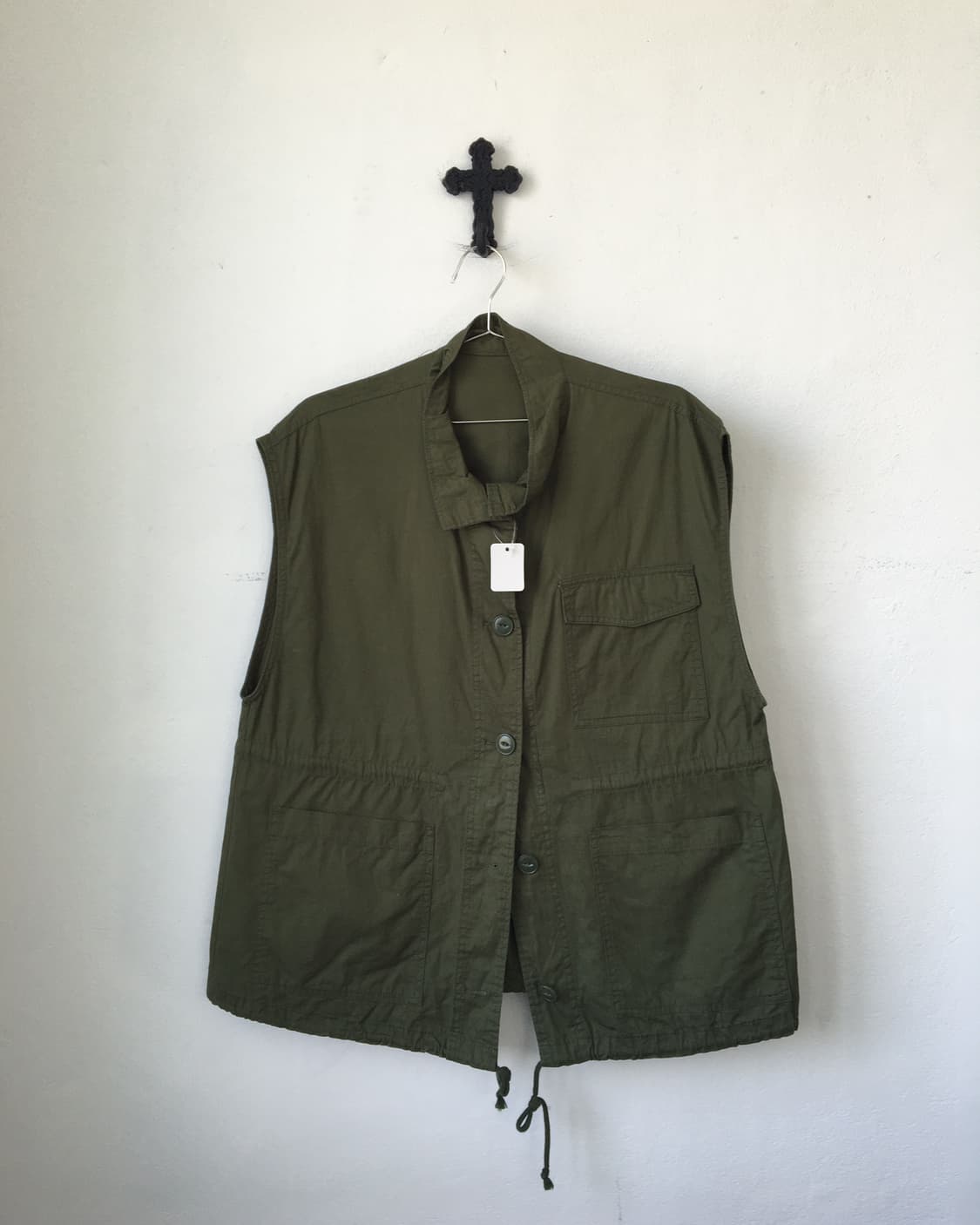 Khaki vest 상품이미지1