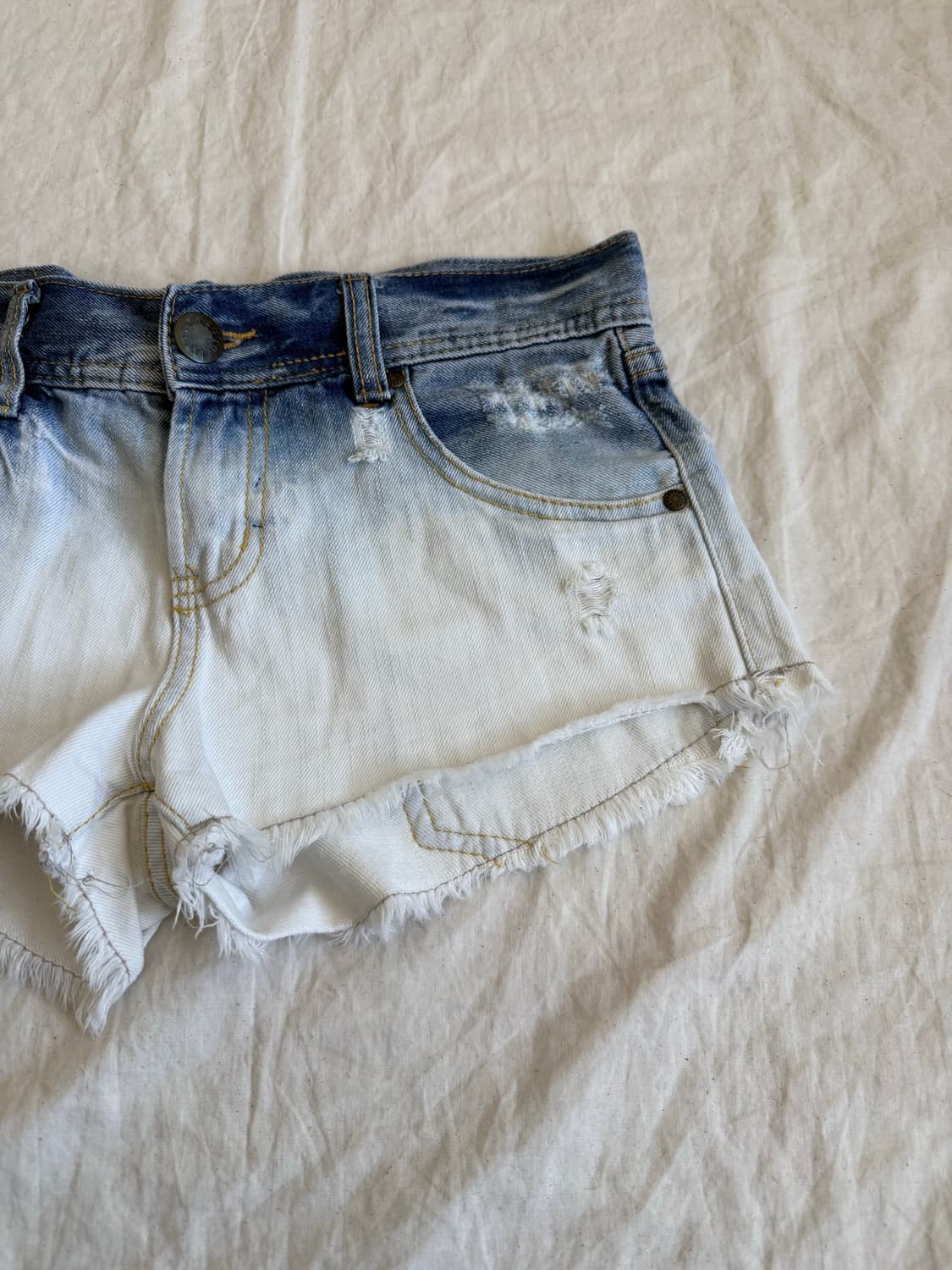 00‘s 하이틴 데님 숏팬츠 상품이미지3