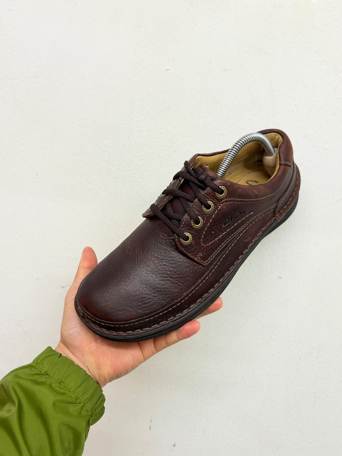 Clarks 클락스 브라운 가죽 구두 255 상품이미지2
