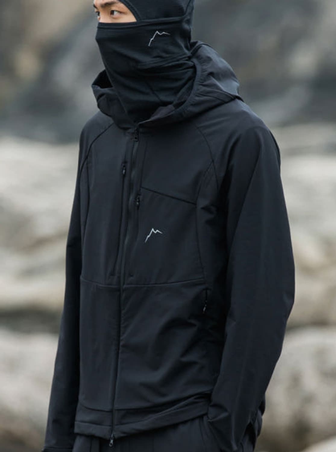 케일 소프트쉘 자켓 블랙 m 상품이미지6