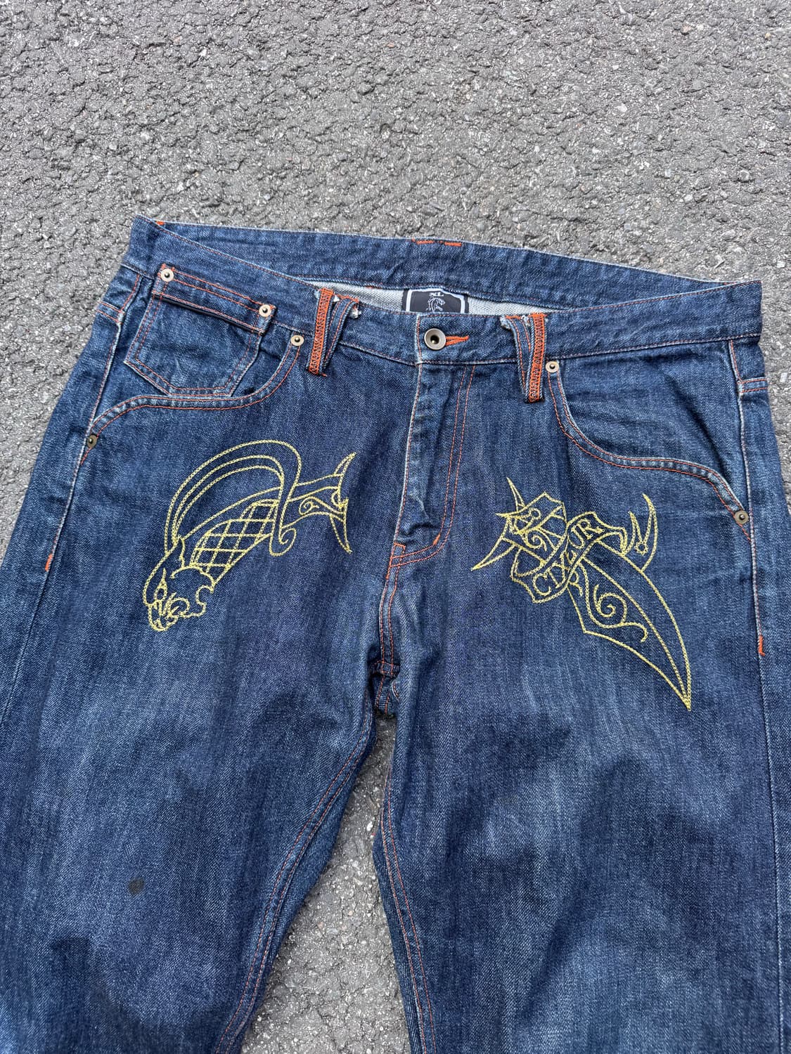 CIXEUR 자수 데님팬츠  상품이미지4