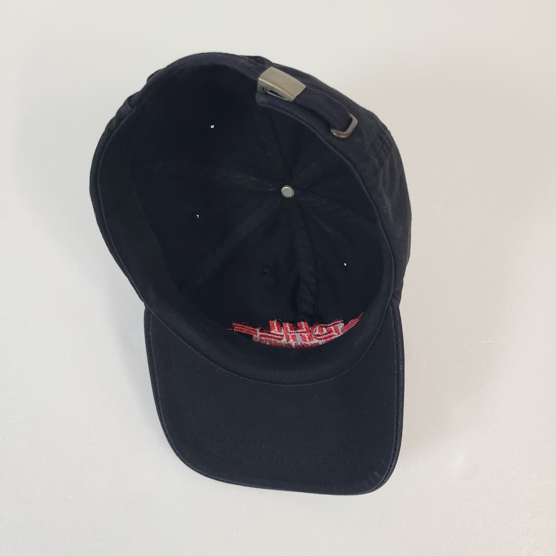 90s 빈티지 DHL 6패널 블랙 볼캡 모자 (대두 모자) 상품이미지10