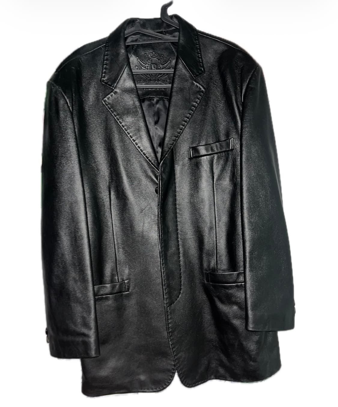 Redox 레드옥스 히든버튼 양가죽 레더자켓 블레이저 상품이미지1