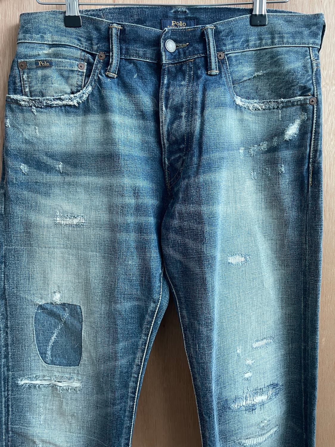 폴로 패치워크 데님 팬츠 상품이미지5