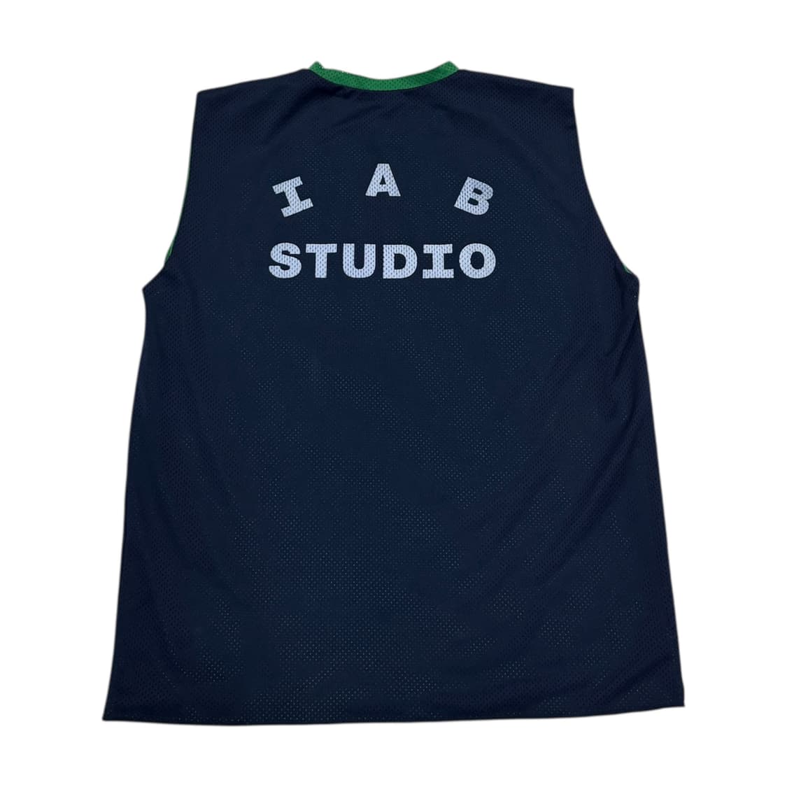 아이앱스튜디오 리버서블 메쉬 베스트 조끼 네이비 그린 L 상품이미지3