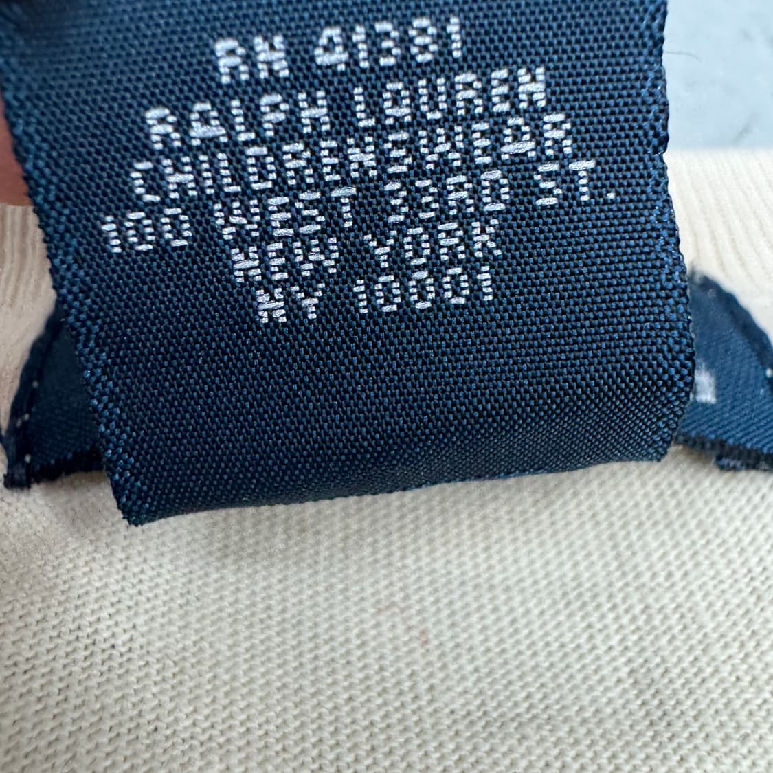 폴로 빅포니 USA 성조기 치프키프 아이보리 롱슬리브 상품이미지6