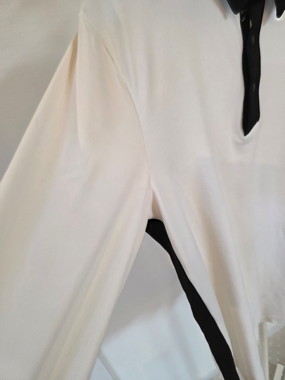 PXG 화이트/블랙 카라 골프티셔츠 M 상품이미지3