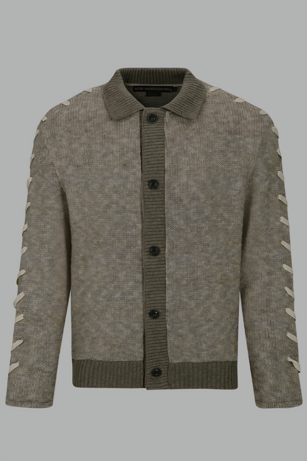 앤더슨벨 언블리치드 레이스업 가디건 상품이미지1