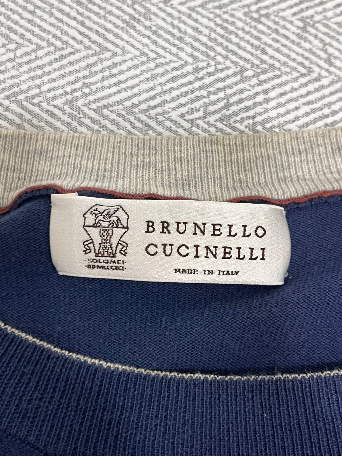 브루넬로쿠치넬리 네이비 니트 95-100 (50사이즈) 상품이미지7