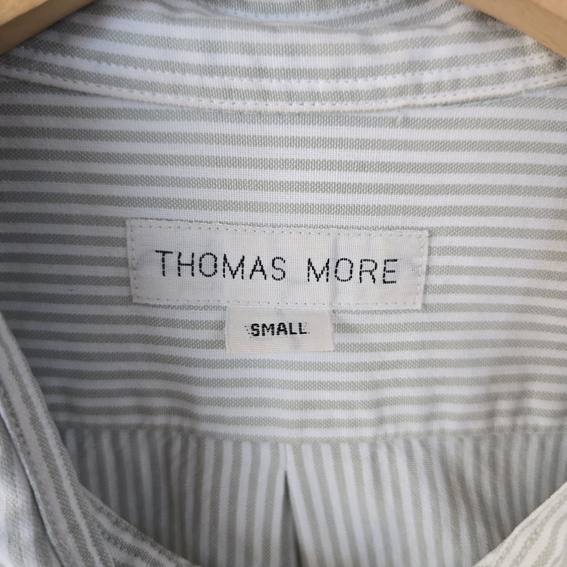 남성 토마스모어 Thomas More 스트라이프 셔츠 S 상품이미지5