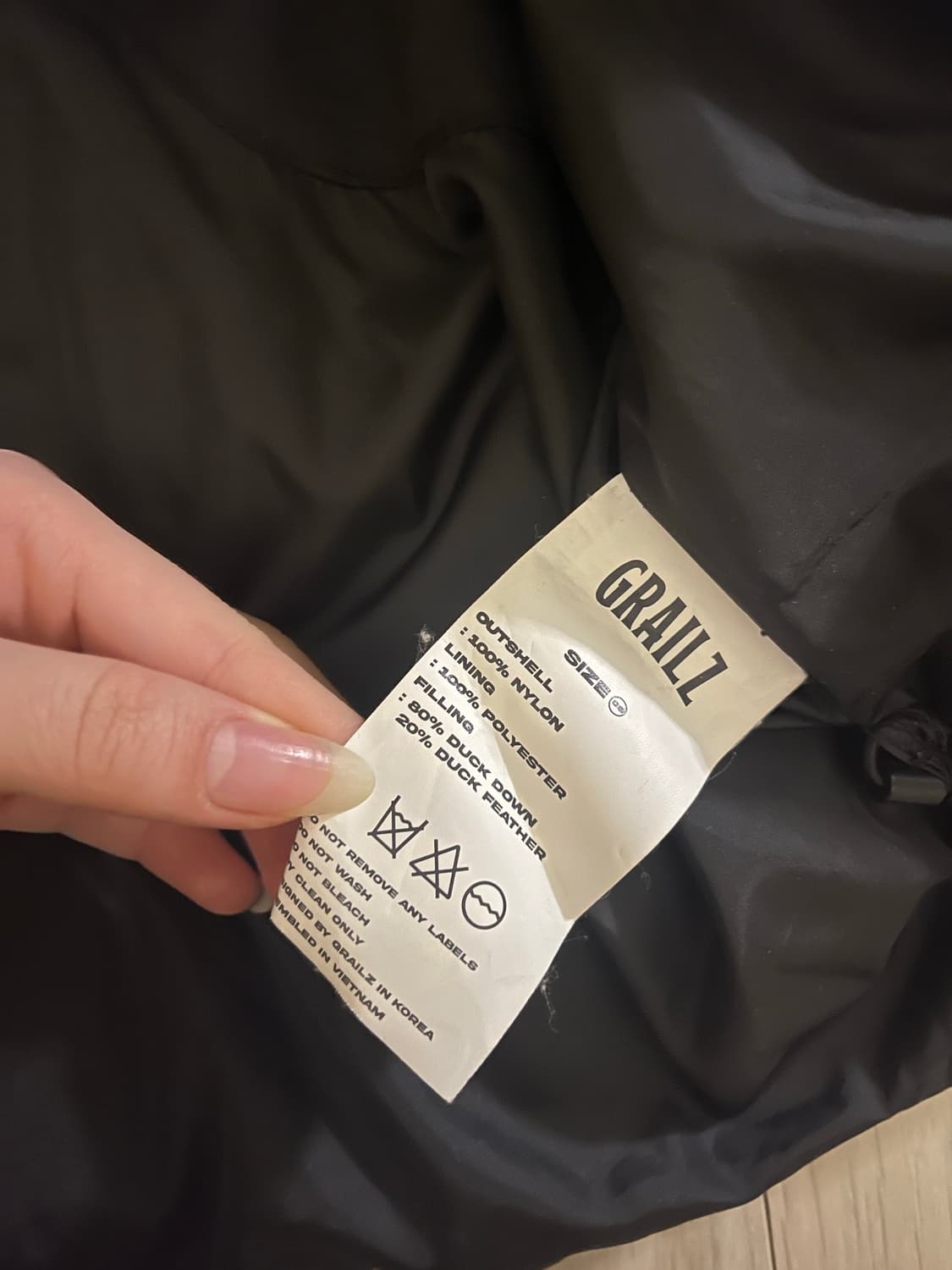 GRAILZ 숏패딩 상품이미지3