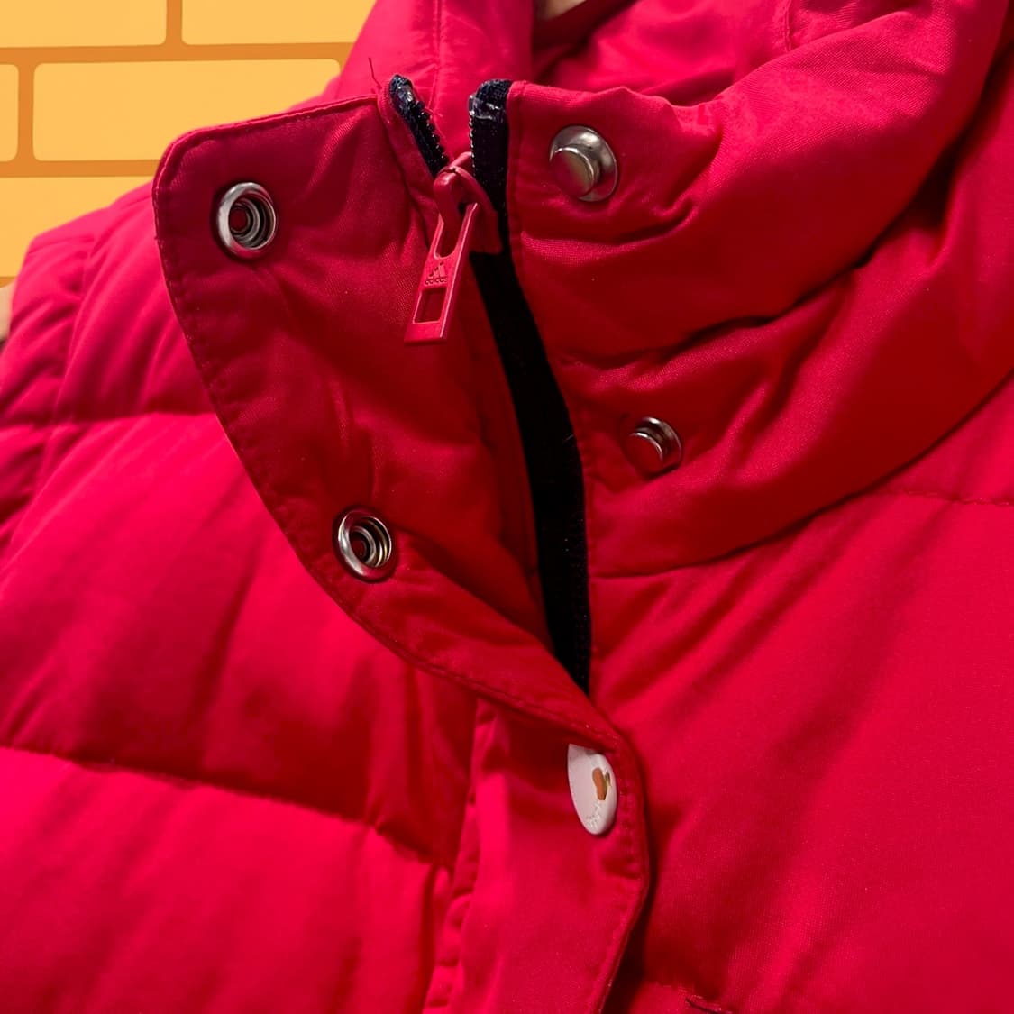 아디다스 클라이마스톰 레드 다운 패딩 베스트 (M) 상품이미지5