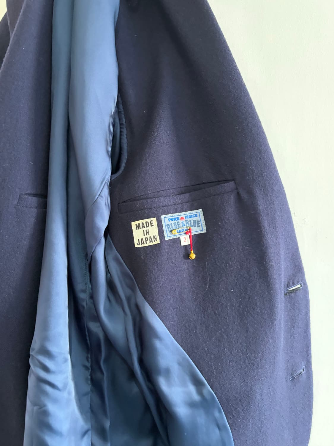 BLUEBLUE JAPEN  아리가토 인디고 블레이저 상품이미지5