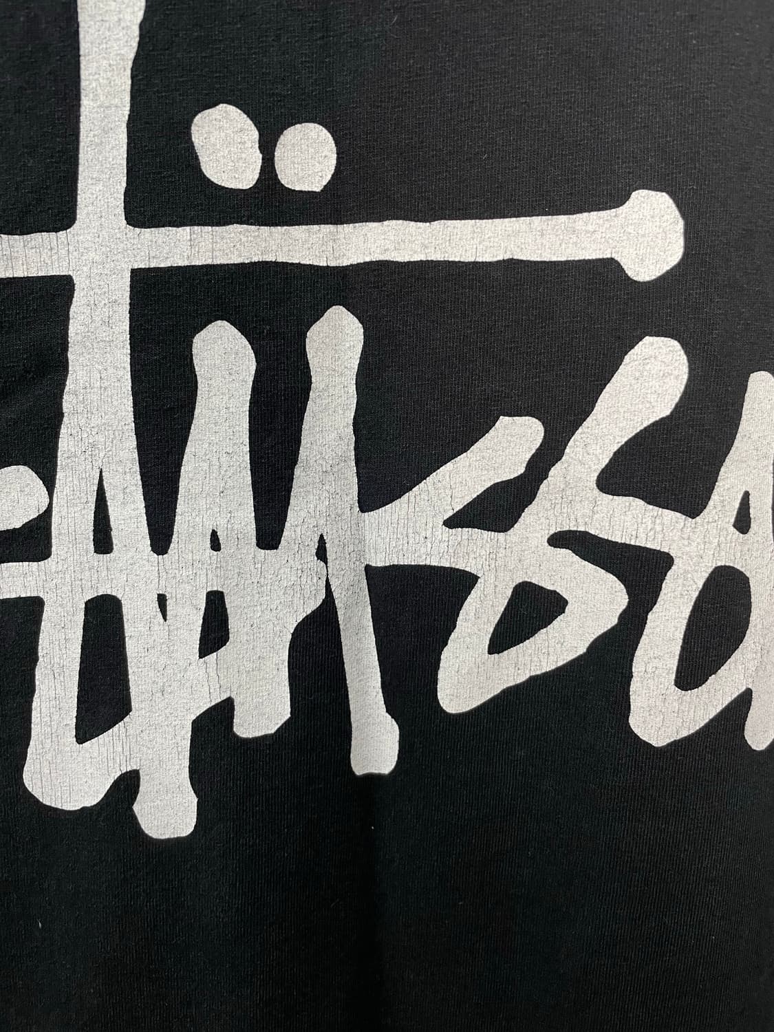 스투시 베이직 로고 블랙 반팔 H2392 상품이미지7