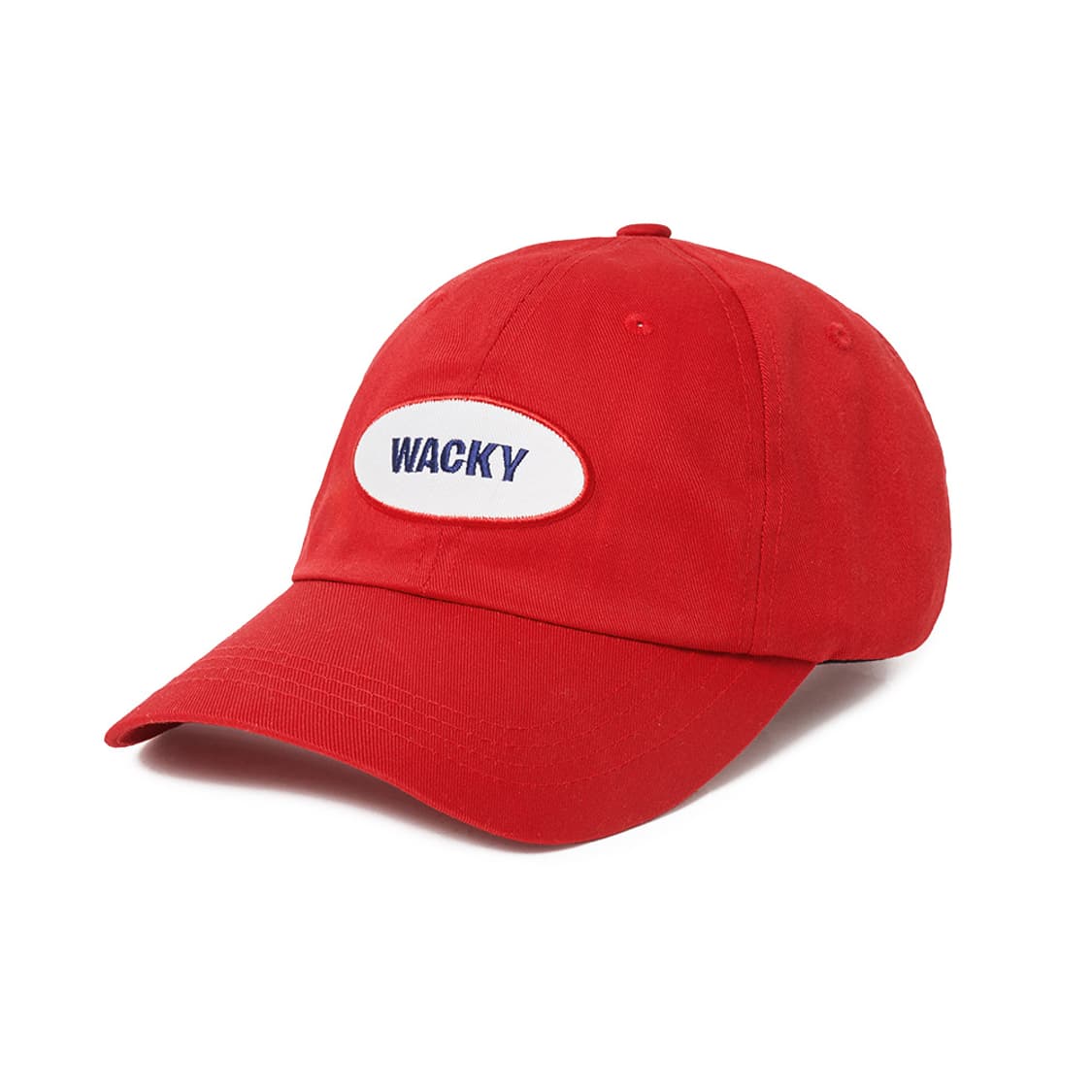 WACKY 웨키 써클 로고 볼캡 (레드) 상품이미지2